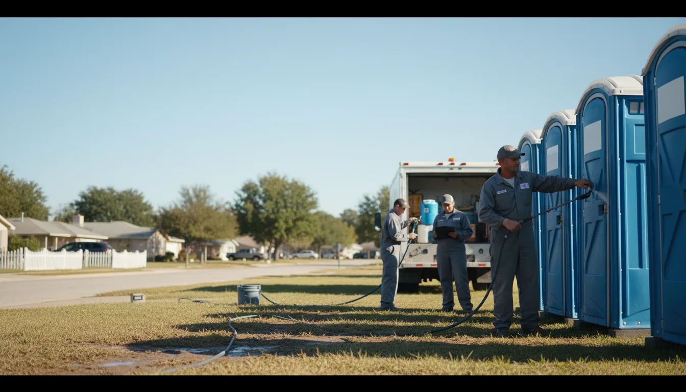 Long-Term Portable Toilet Rental in Collinston, LA near me